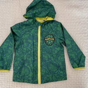 Nickelodeon Green And Yellow Turtle Ninja Windbreaker